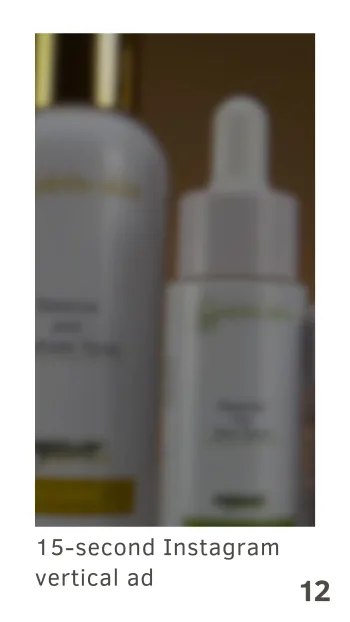 Instagram video ad for the Galette Skincare brand
