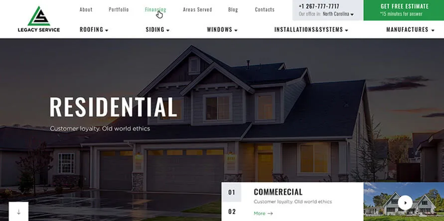 main page example