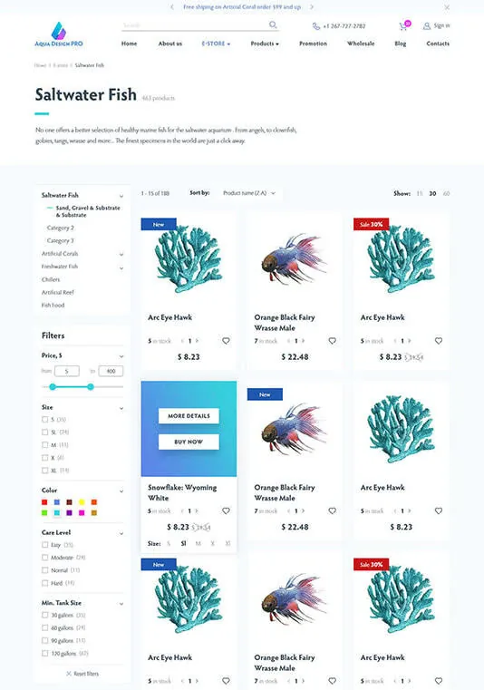 Category page example