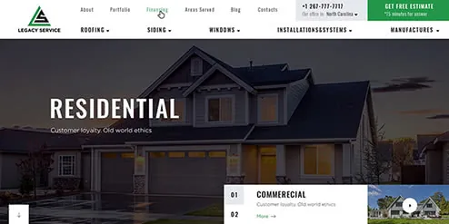 main page example