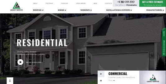 legacy website showreel preloader