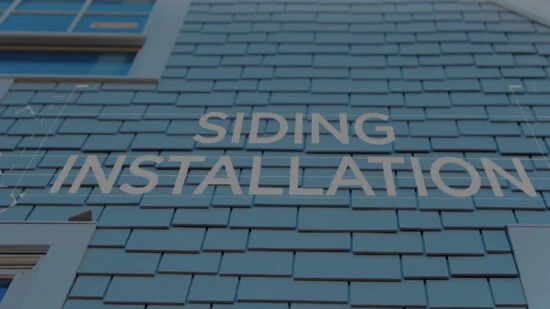 promo video for siding services portfolio